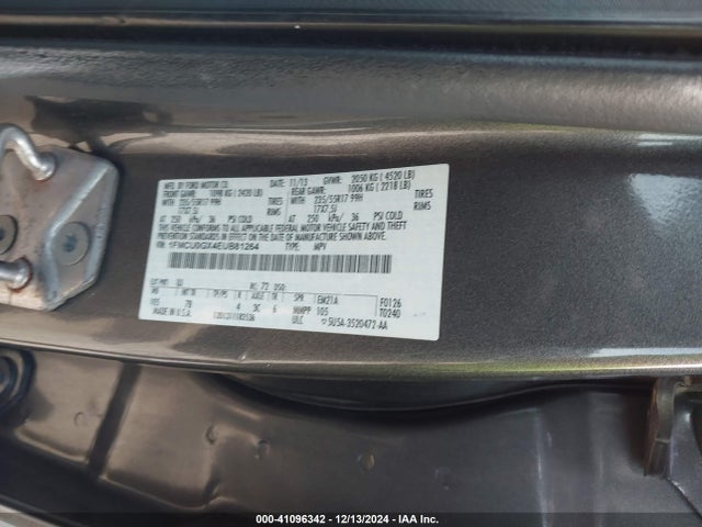 Ford ESCAPE SE 2014 1FMCU0GX4EUB81264 Image 9