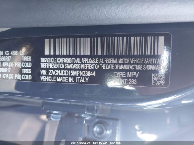ZACNJDD15MPN33844 Jeep Renegade Limited 4x4