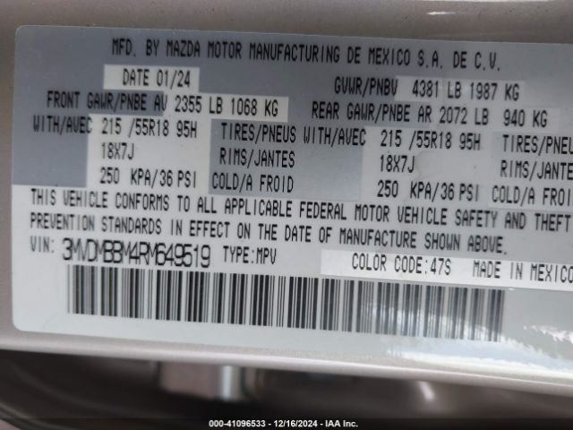 3MVDMBBM4RM649519 Mazda Cx-30 2.5 S Select Sport