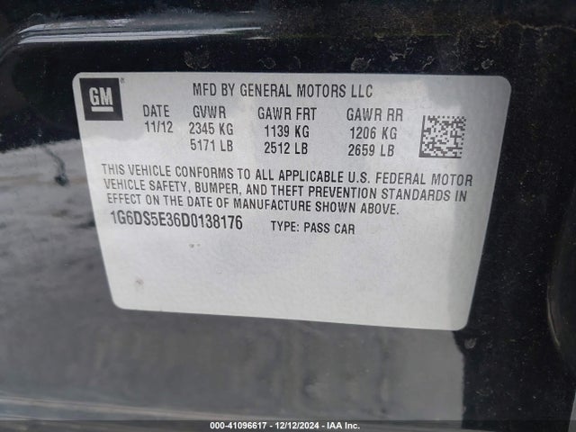 2013 CADILLAC CTS 1G6DS5E36D0138176 Photo 8