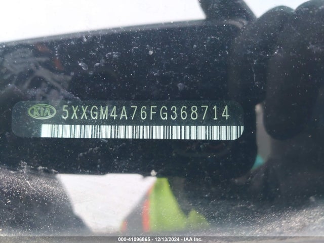KIA Optima Lx 2015 5XXGM4A76FG368714 Image 9