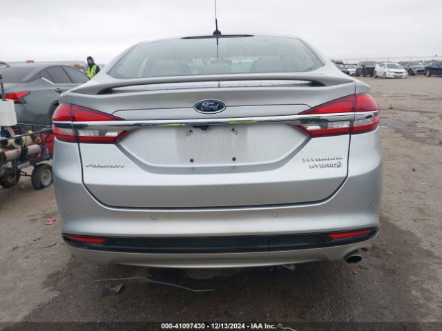 3FA6P0RU2JR260967 Ford Fusion Hybrid Titanium