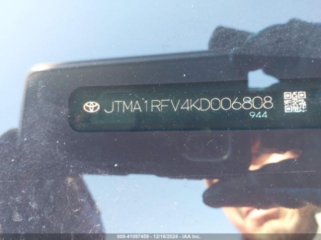 JTMA1RFV4KD006808 Toyota Rav4 Xle Premium