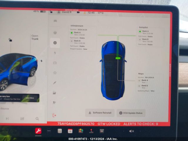 7SAYGAEE6PF892570 Tesla Model Y Awd/long Range Dual Motor All-wheel Drive