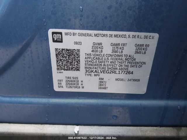 3GKALVEG2RL177264 GMC Terrain Awd Slt