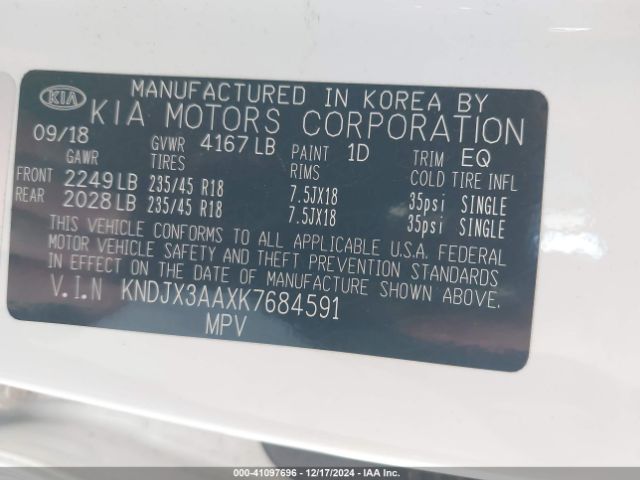 KNDJX3AAXK7684591 KIA Soul !