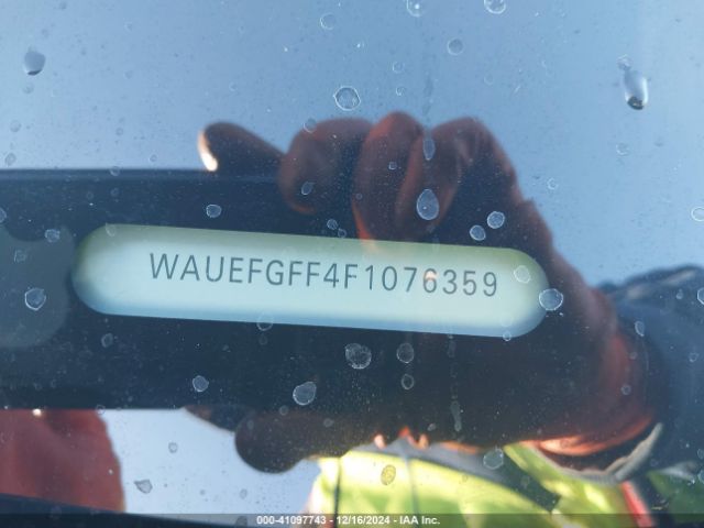 WAUEFGFF4F1076359 Audi A3 2.0t Premium