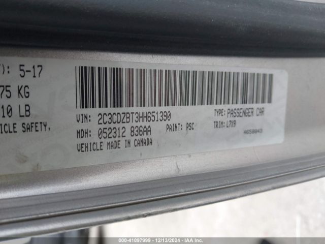 2017 DODGE CHALLENGER 2C3CDZBT3HH651390 Photo 8