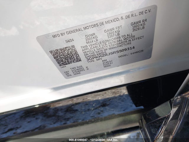 Honda Prologue Elite 2024 3GPKHZRJ5RS509314 Image 9