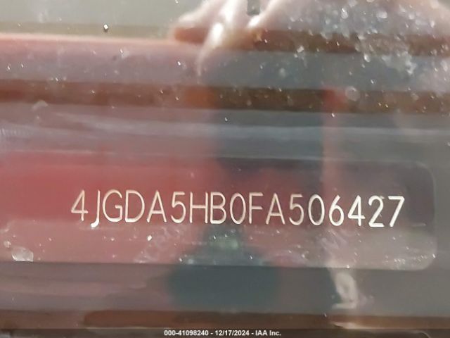 4JGDA5HB0FA506427 Mercedes-Benz Ml 350 4matic
