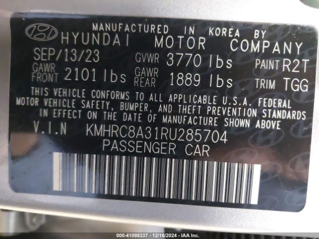 KMHRC8A31RU285704 Hyundai Venue Sel