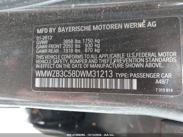 2013 MINI COUNTRYMAN WMWZB3C58DWM31213 Photo 8