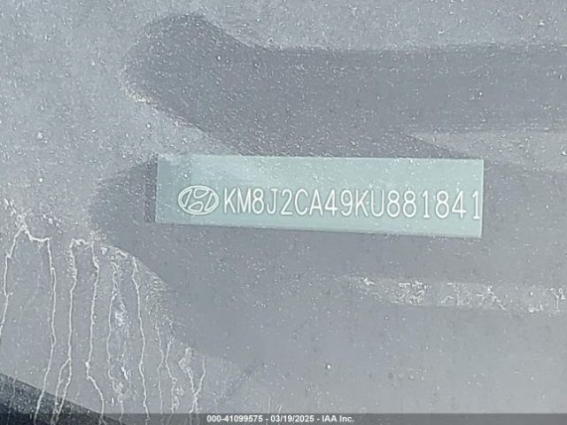 KM8J2CA49KU881841 Hyundai TUCSON SE