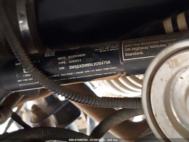 2020 POLARIS GENERAL 3NSGXD995LH204756 Photo 9