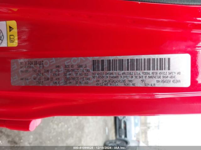 1C4HJXFGXLW141205 Jeep Wrangler Unlimited Rubicon 4x4