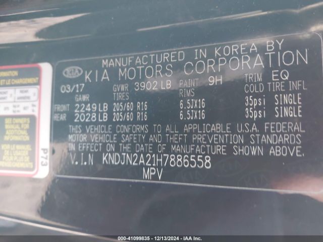 KNDJN2A21H7886558 KIA Soul !