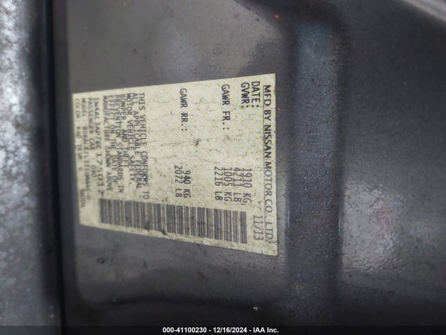 Nissan Altima 2.5 S 2014 1N4AL3AP7EC175012 Image 9