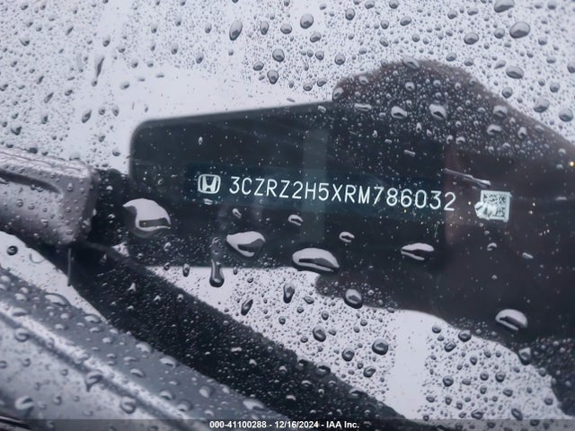 3CZRZ2H5XRM786032 Honda HR-V