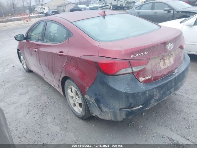 5NPDH4AE2EH533926 Hyundai ELANTRA SE