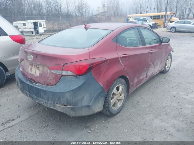 5NPDH4AE2EH533926 Hyundai ELANTRA SE
