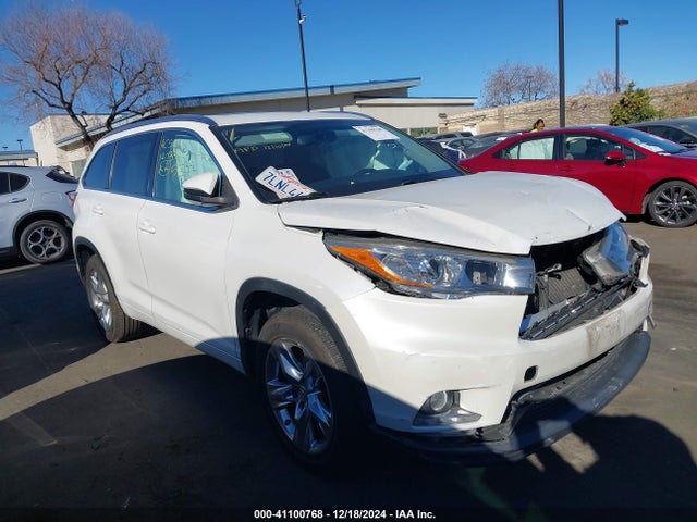 5TDYKRFH1FS078131 Toyota Highlander Limited V6