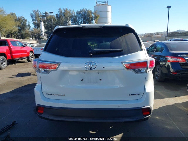 5TDYKRFH1FS078131 Toyota Highlander Limited V6