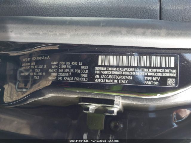 ZACCJBCT8GPD67454 Jeep Renegade Trailhawk