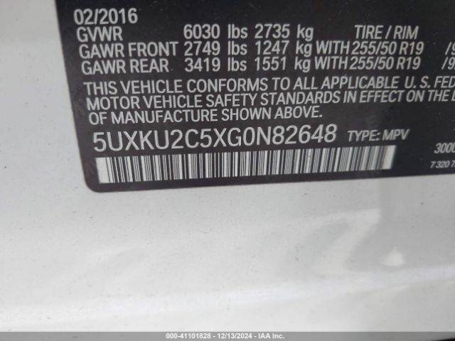 5UXKU2C5XG0N82648 BMW X6 Xdrive35i