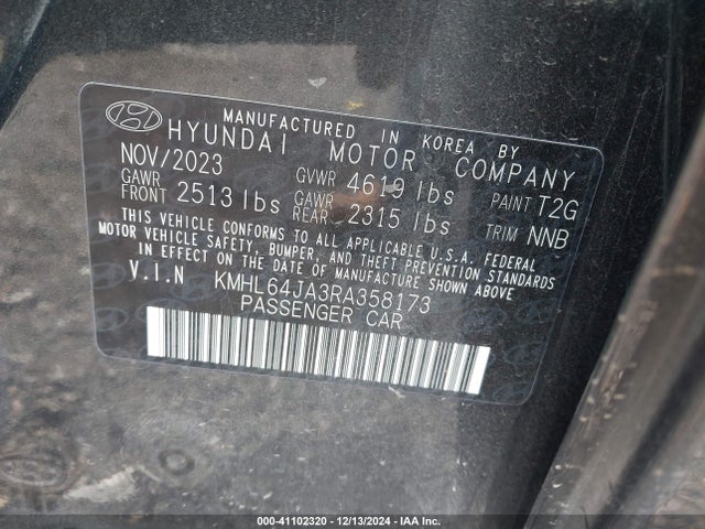 Hyundai SONATA SEL 2024 KMHL64JA3RA358173 Image 9
