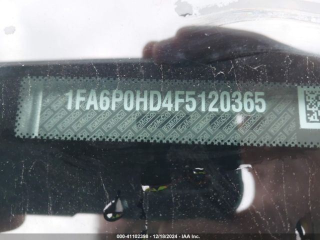 1FA6P0HD4F5120365 Ford FUSION SE