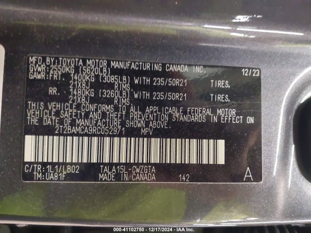 Lexus Rx 350 Premium Plus 2024 2T2BAMCA9RC052971 Image 9