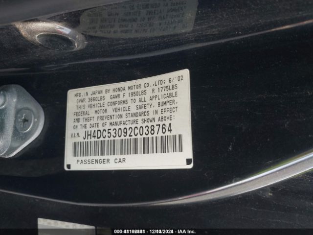 2002 ACURA RSX JH4DC53092C038764 Photo 8