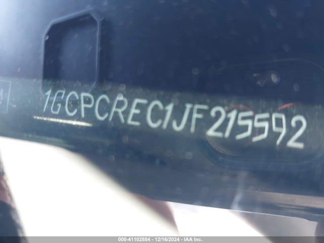 1GCPCREC1JF215592 Chevrolet Silverado 1500 1lt