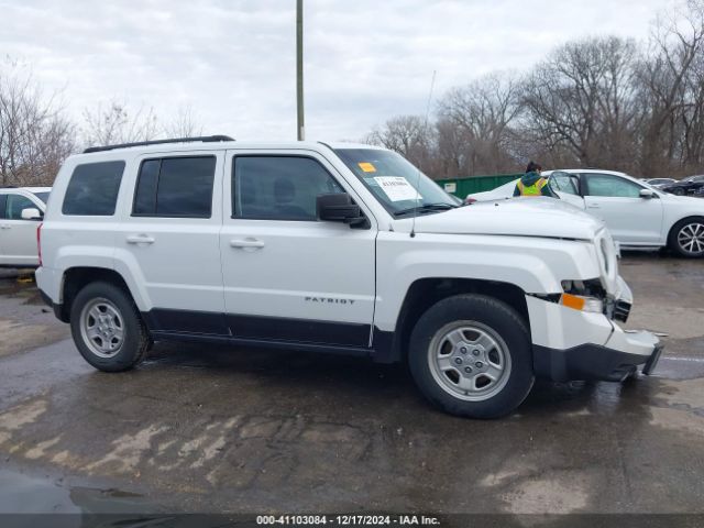 1C4NJPBA9HD149111 Jeep Patriot Sport Fwd