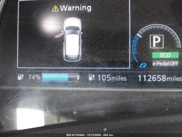 1N4AZ1CPXJC315340 Nissan LEAF S