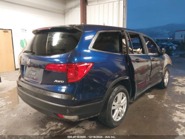5FNYF6H1XGB091209 Honda PILOT LX