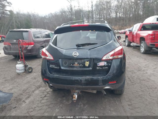 JN8AZ1MW5EW525515 Nissan MURANO SL