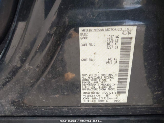 Nissan 2016 2016 1N4AL3AP1GC165613 Image 20
