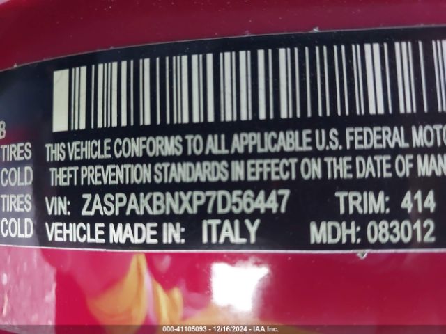 ZASPAKBNXP7D56447 Alfa Romeo Stelvio Ti Awd
