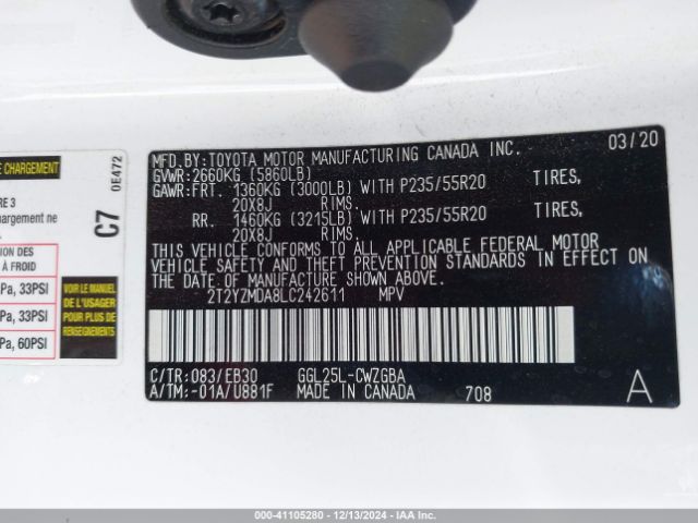 2T2YZMDA8LC242611 Lexus Rx 350 F Sport Performance