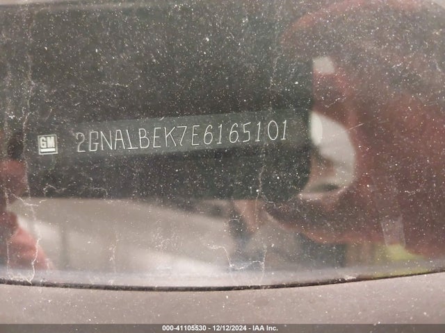41105530 :رقم المزاد ، 2GNALBEK7E6165101 vin ، 2014 Chevrolet Equinox 1lt مزاد بيع