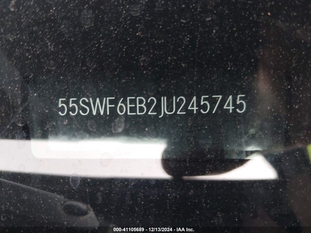 55SWF6EB2JU245745 Mercedes-Benz Amg C 43 4matic