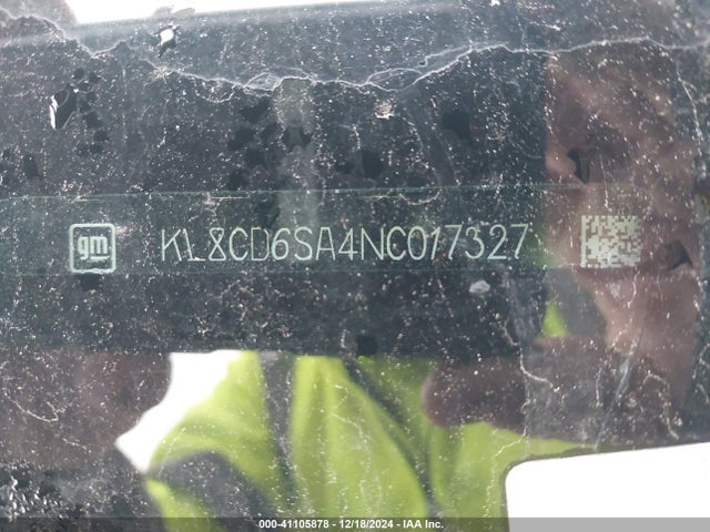 KL8CD6SA4NC017327 Chevrolet Spark Fwd 1lt Automatic
