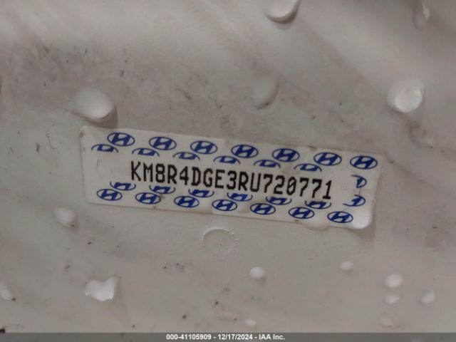 KM8R4DGE3RU720771 Hyundai Palisade Sel