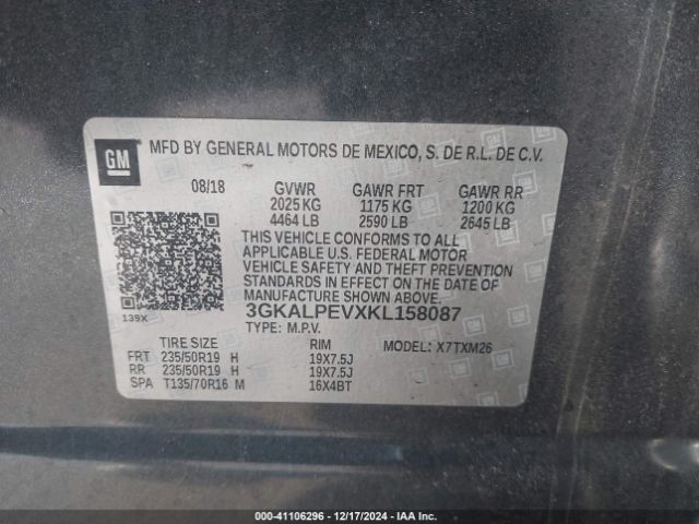 2019 GMC TERRAIN 3GKALPEVXKL158087 Photo 8