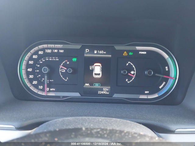KM8JBCD16RU145905 Hyundai Tucson Hybrid Blue