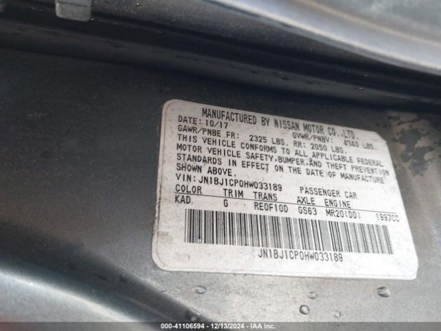 JN1BJ1CP0HW033189 Nissan Rogue Sport Sv