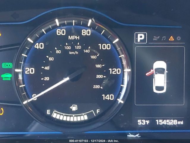 KMHC65LC5KU111326 Hyundai Ioniq Hybrid Blue