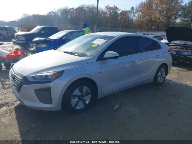 KMHC65LC5KU111326 Hyundai Ioniq Hybrid Blue