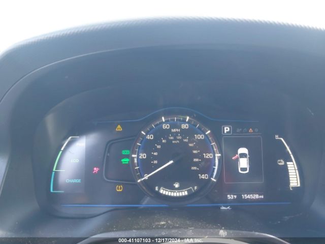 KMHC65LC5KU111326 Hyundai Ioniq Hybrid Blue